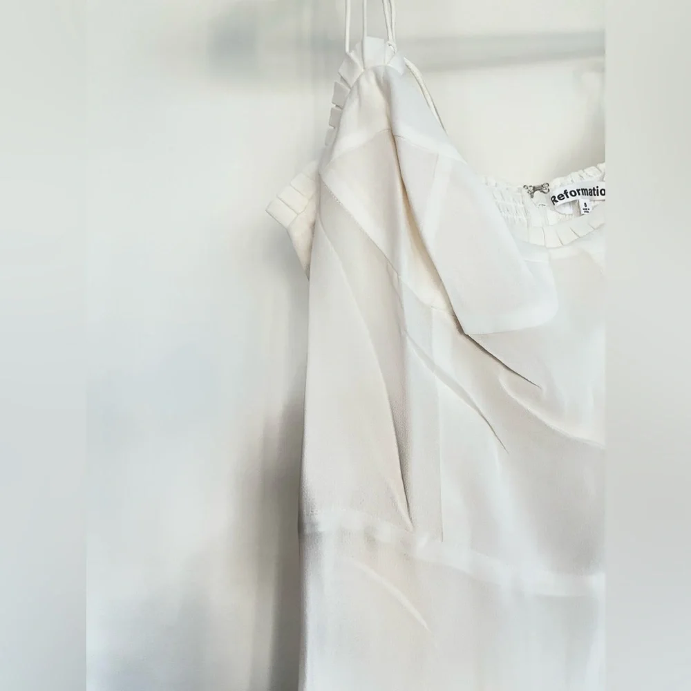 NWT Reformation Ronan Ivory midi dress - Picture 10 of 11